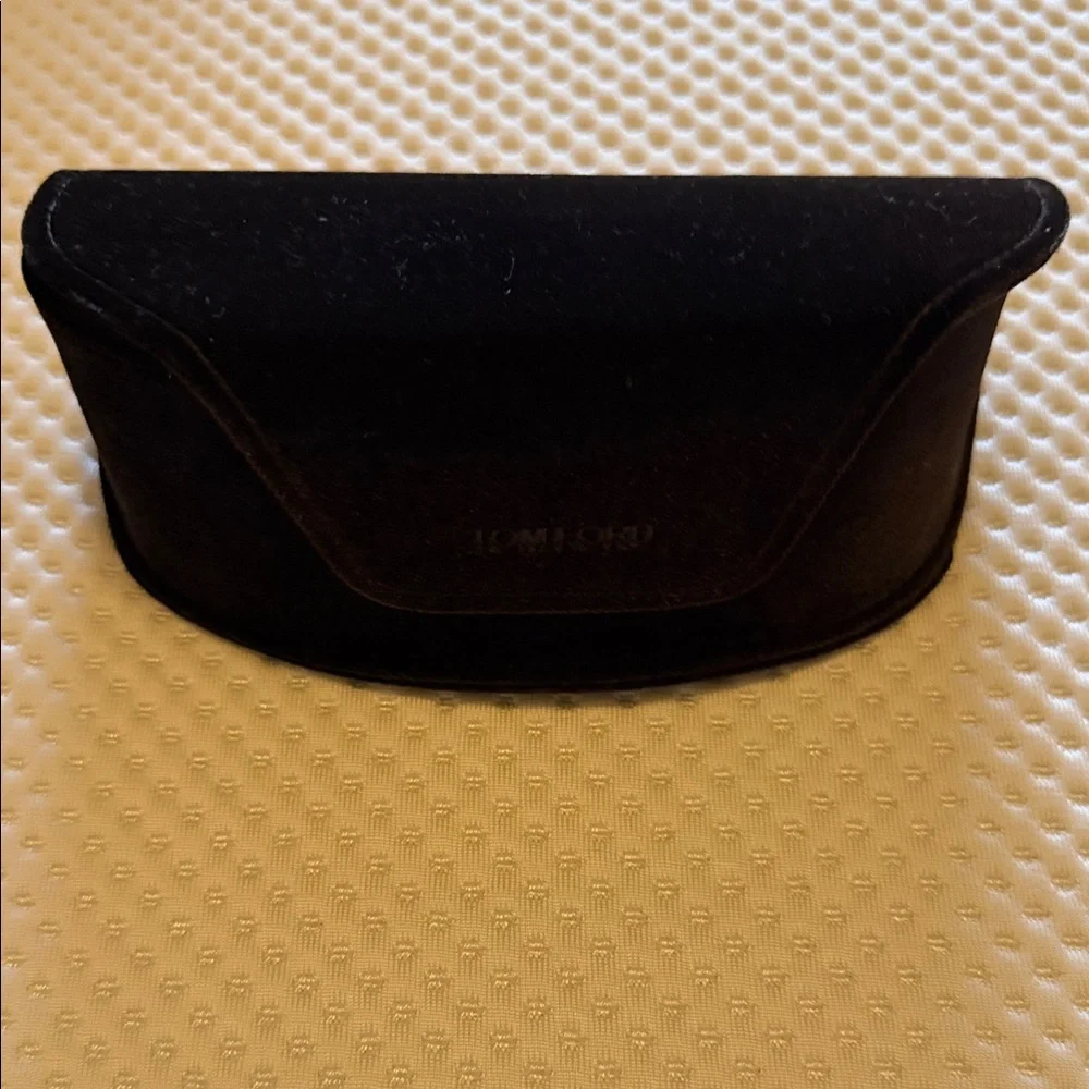 Tom Ford Luxurious Black Velvet Eyewear Case